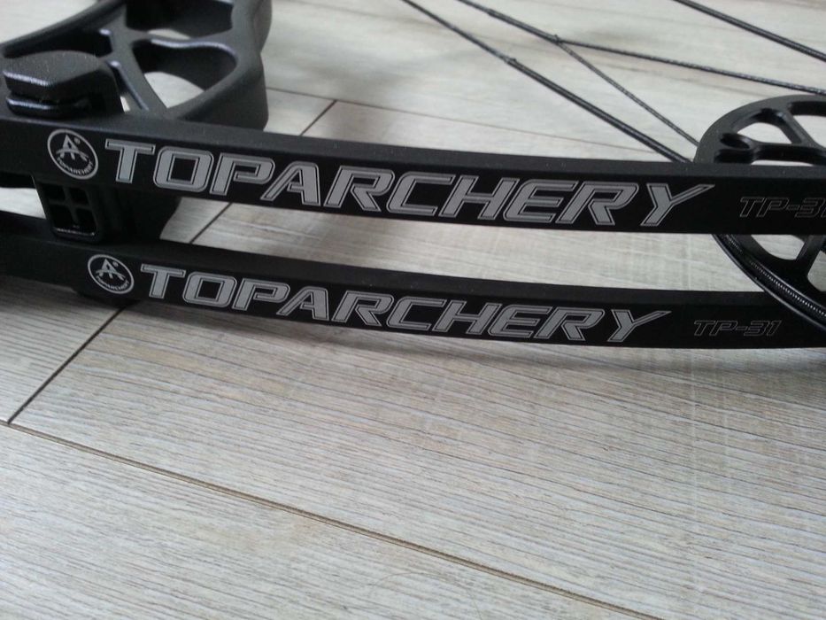 Łuk bloczkowy Toparchery T31 19-70 LBS nowy + dodatki