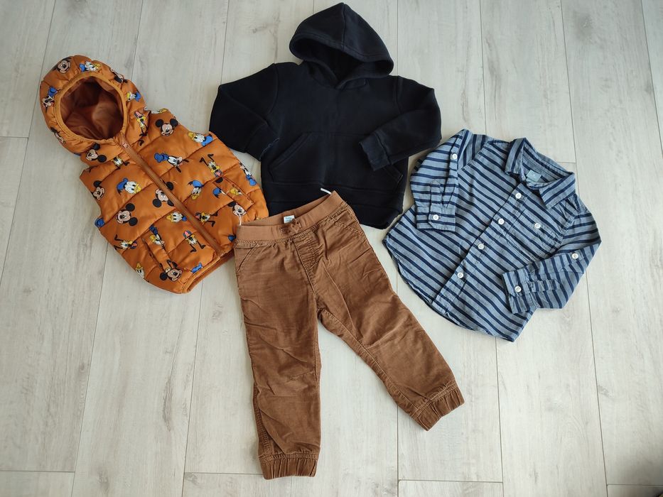 Стильний набір 80-86-92 см жилетка Disney+ Gap утеплена кофта