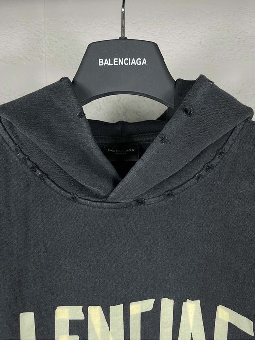 BALENCIAGA scotch оверсайз худи мужское женское унисекс оригинал