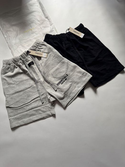 ‼️Акція‼️Шорти ESSENTIALS Fear of God нові S-XL/чорні/білі/сірі