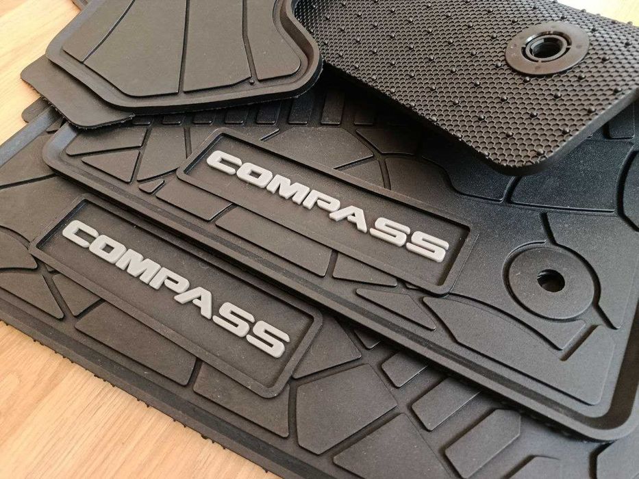 Ковры в салон Коврики салона Jeep Compass Джип Компас 2017+ OEM Style