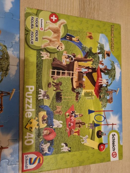 Puzzle Schleich 40 pieski