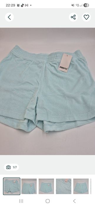 2 pary krótkich spodenek frotte