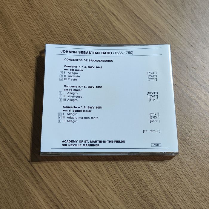 Bach Concertos de Brandenburgo 4, 5, 6