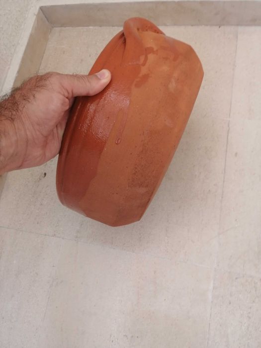 Tigela barro alentejana grandes dimensões excelente estado