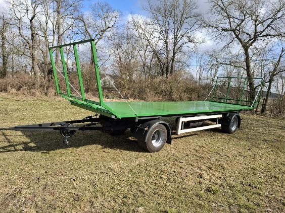 Przyczepa Bdb Stan mocna laweta do bel  platforma na resorach 8,6m x2 ,53m