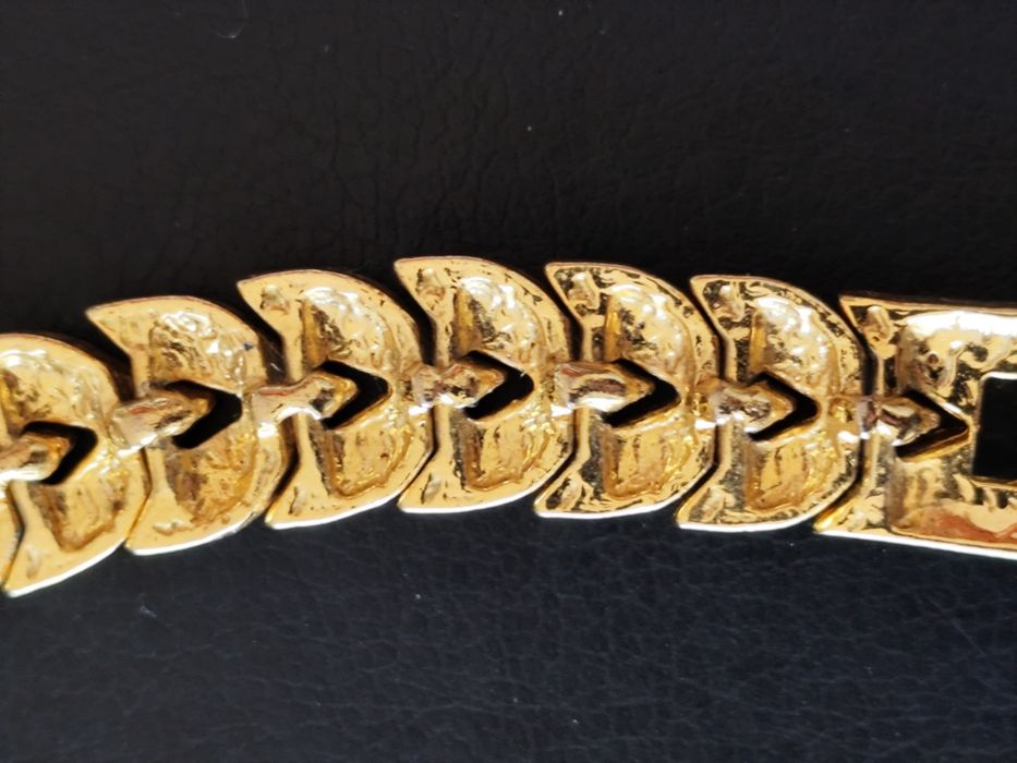 Colar+Pulseira vintage SWAROWSKY c/banho de Ouro 24k