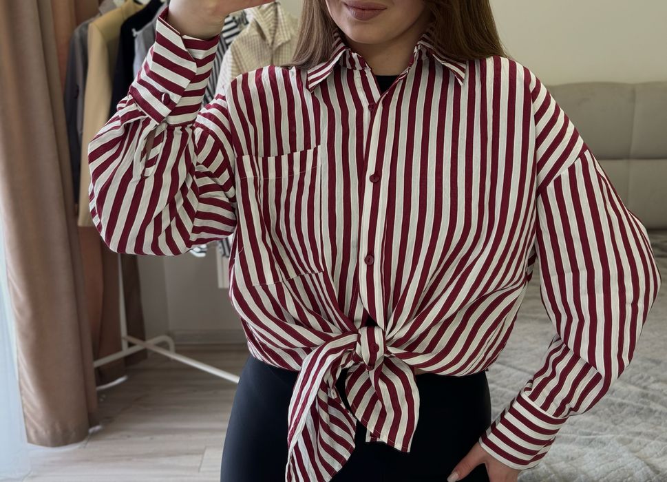 Сорочка жіноча в полоску