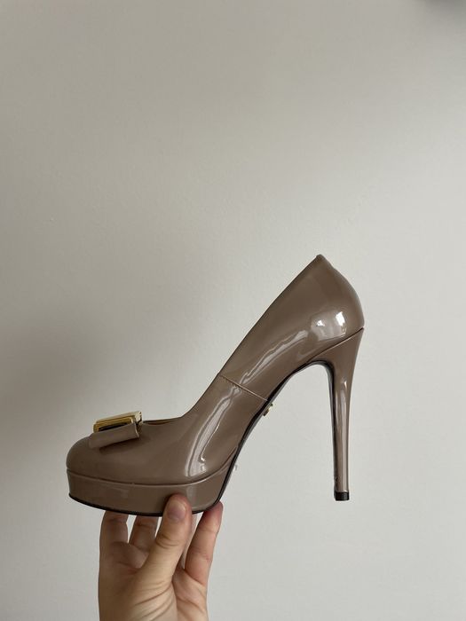 Szpilki czółenka Prima Moda 35 beżowe nude