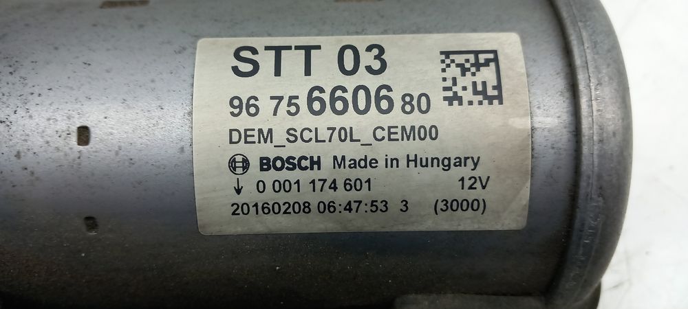 Motor de arranque PEUGEOT 308 II