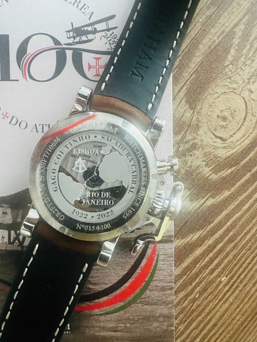 Relógios de Luxo como NOVO- Graham Watchmakers, Chronofighter, Referência: ⁠ZCVAS.S09A⁠  Edição Limitada: Apenas 100 peças em todo o mundo