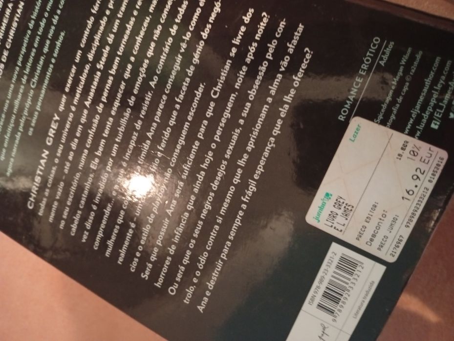 Colecção de livros "Cinquenta sombras de Grey"