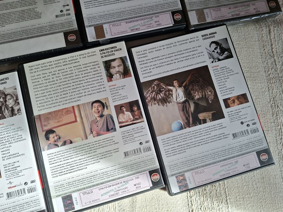 Dvds da coleção Grandes Realizadores jornal Público
