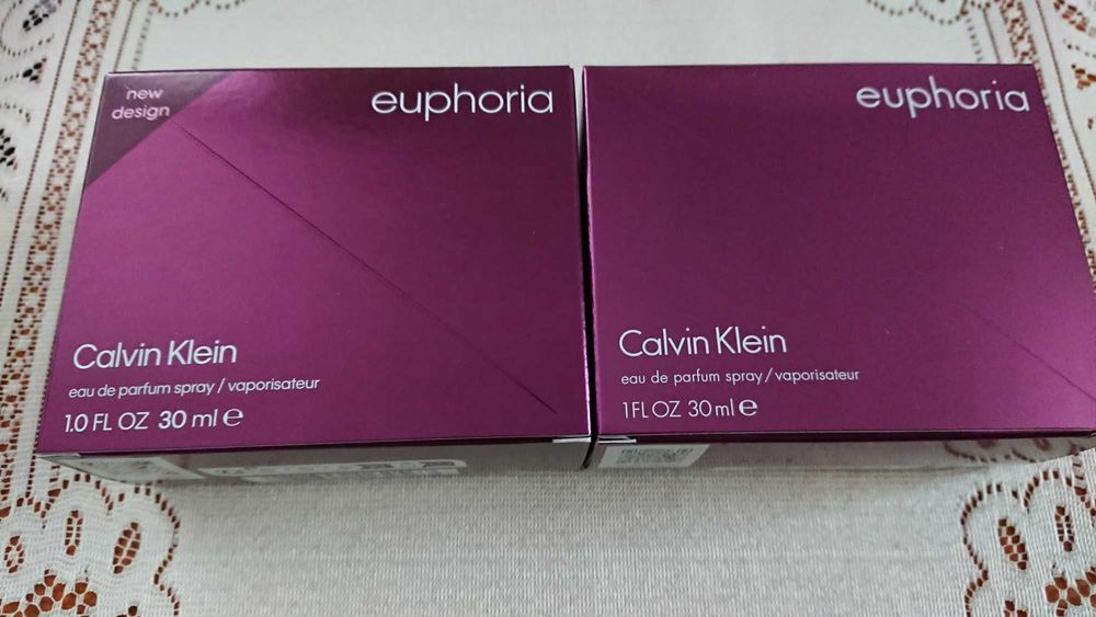 Pudełka po perfumach Calvin Klein Euphoria 2 sztuki