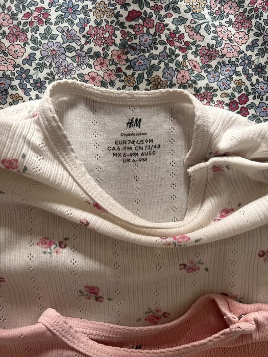 Набір боді з перфорацією h&m, 74 розмір