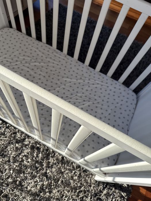 Ikea łóżeczko sudvik z materacem