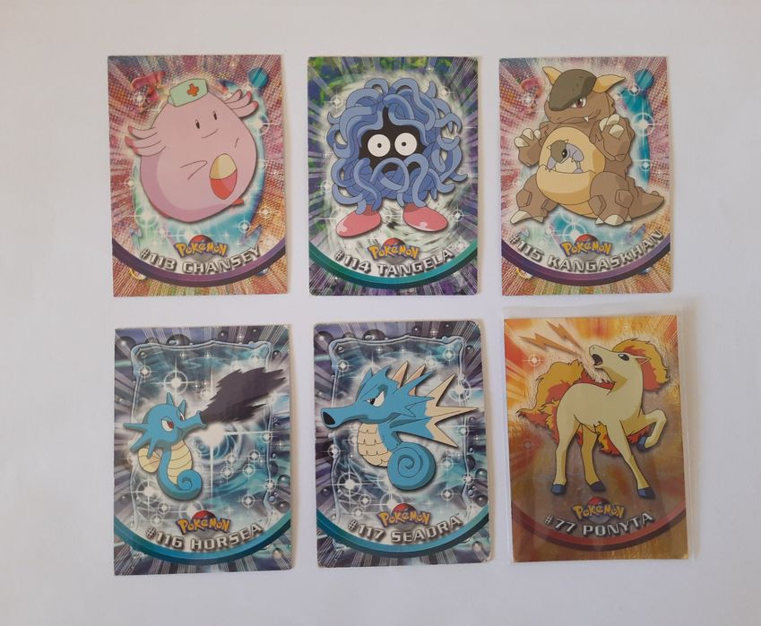 Cartas pokemon topps series 2 - lote todos pokemon