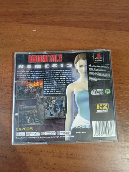 Resident Evil 3 Nemesis PS1 original PAL complete box manual