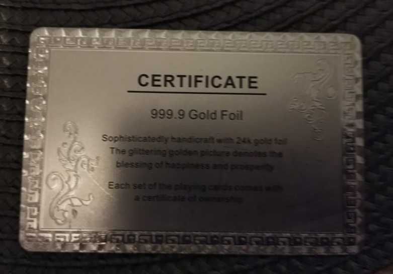 Srebrna Talia kart do gry