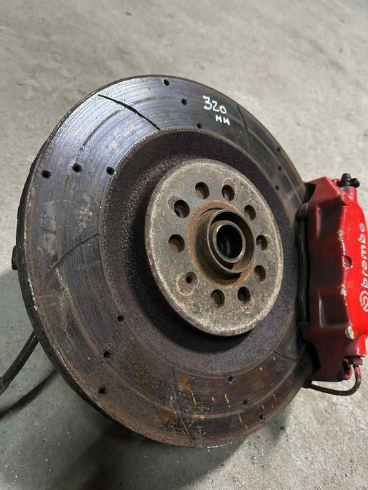 Travagem 323mm com manga eixo audi a3 8l