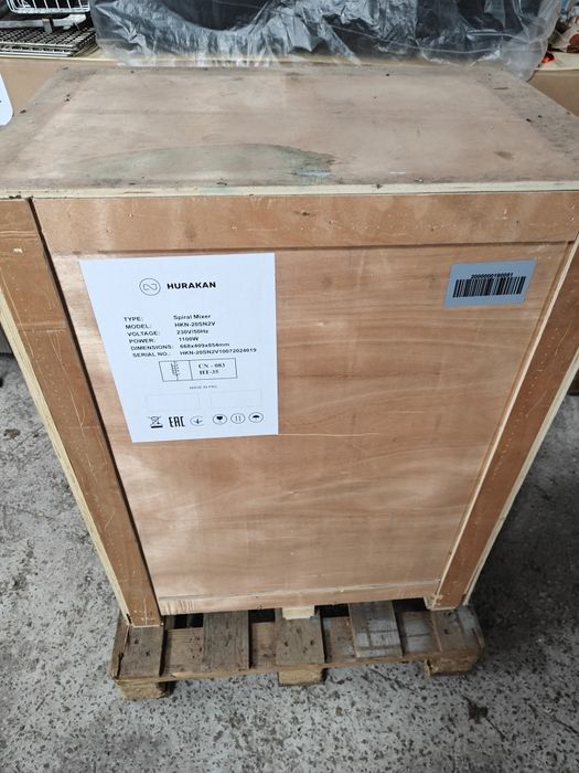 Новий тістоміс (тестомес) на 20 л, 2 швидкості Hurakan