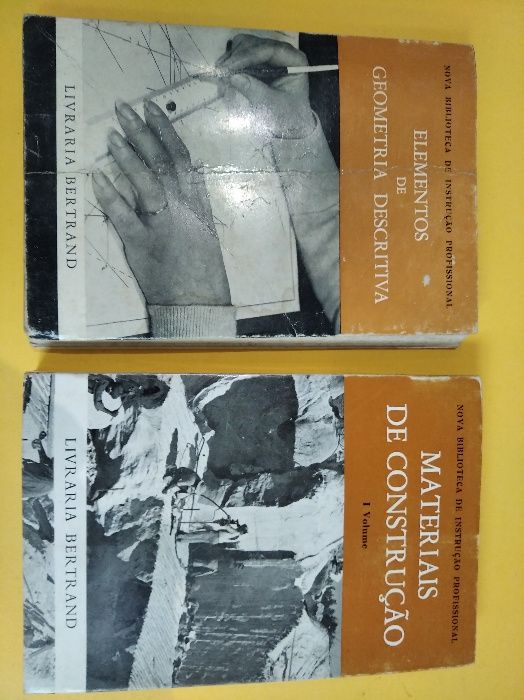 Livros da Libraria Bertrand : Eletrotecnia; Geometria Descritiva etc