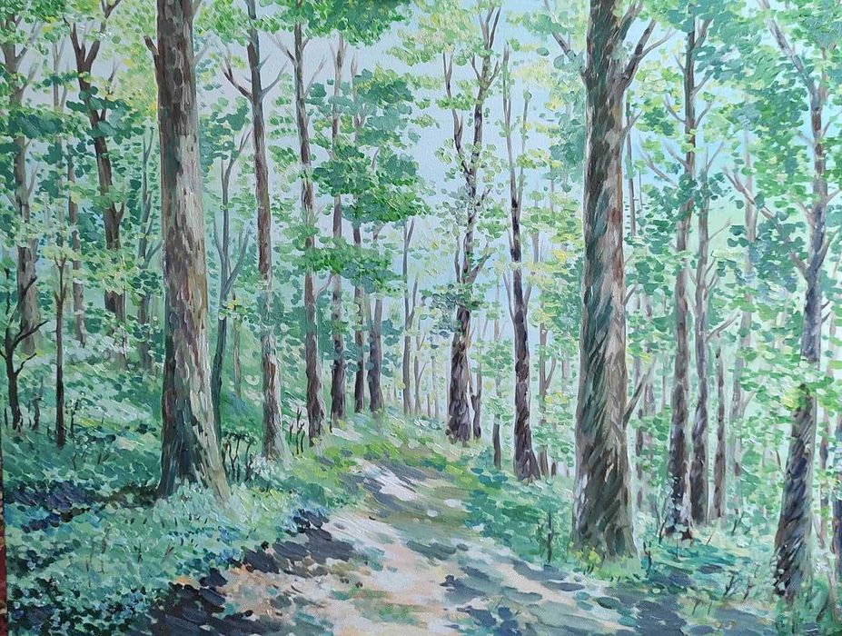 Картина  "Лес" пейзаж