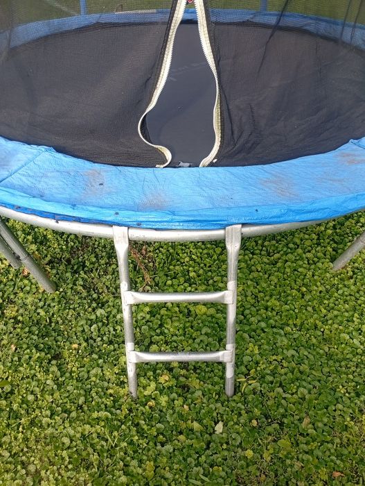 Trampolina z drabinką