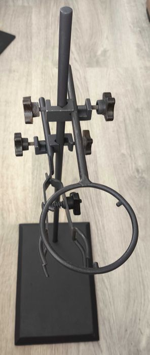 stojak laboratoryjny prl solidny stopa żeliwna bytom