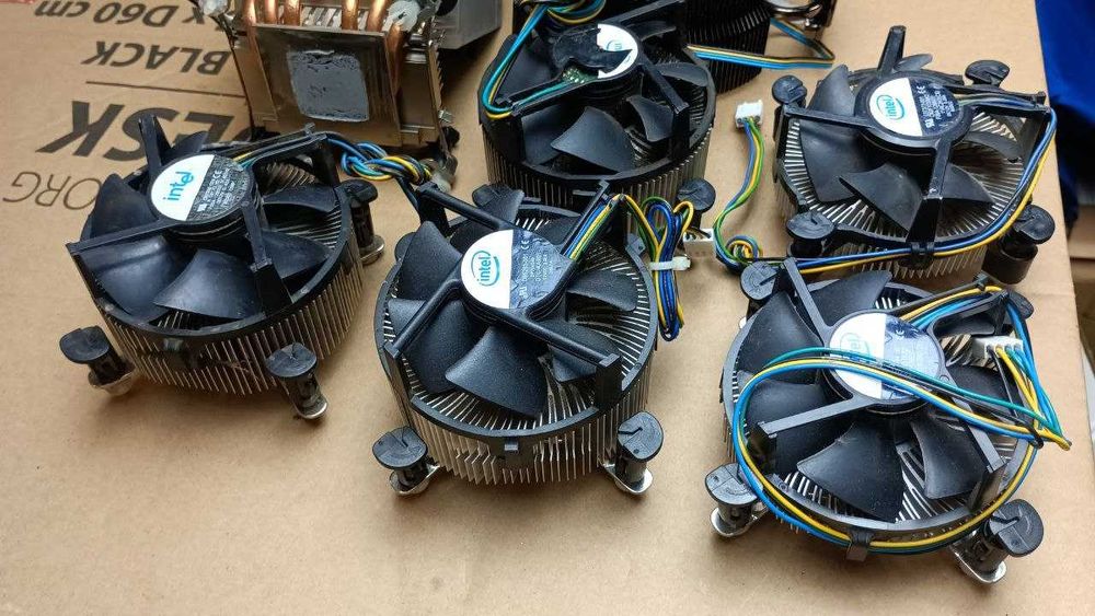 Радиатор кулер Intel Сокет 775 1150 1151 1155 1156 +клипси вентилятор ...