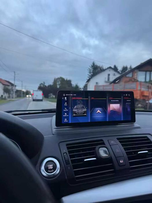 Android ekran carplay 8gb RAM + 128gb pamięci BMW e87 e81 e82 e88