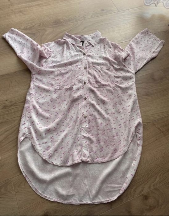 Różowa koszula z kwiatkami rozmiar XL New Collection