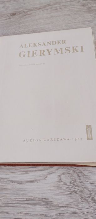 Sprzedam książkę album Gierymski 1967 r