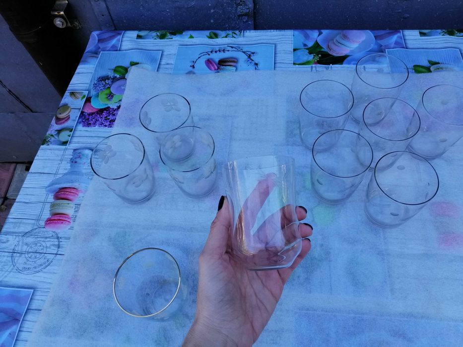 Советские стеклянные стаканы