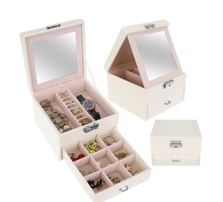 kuferek szkatułka organizer na biżuterię