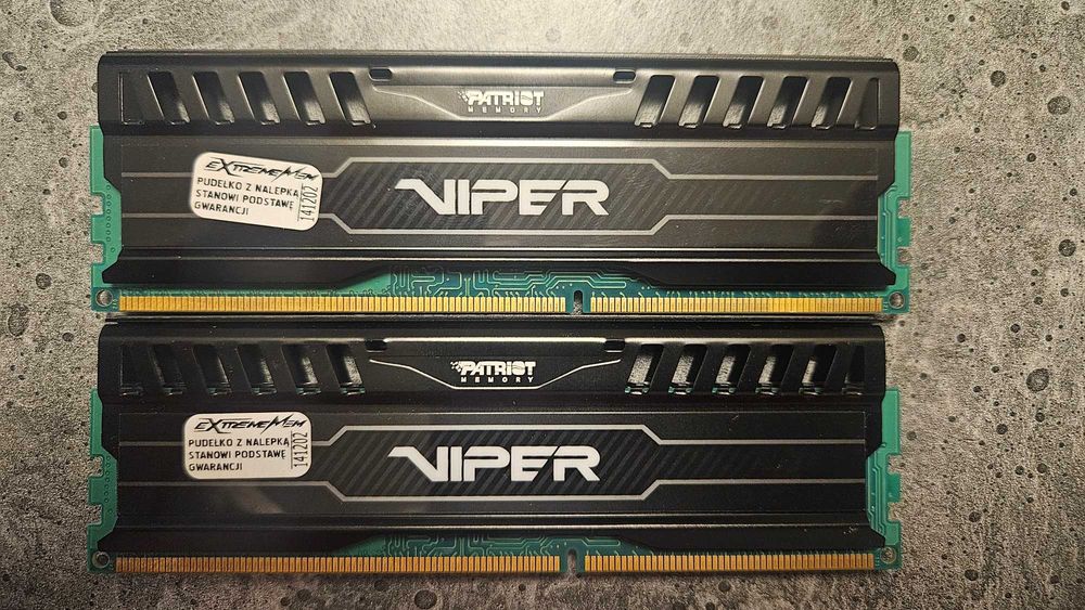 Pamięć Patriot Viper 3, DDR3, 8 GB, 1866MHz, CL9 (PV38G186C9K)
