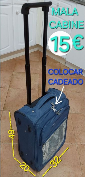 MALA VIAGEM CABINE RESISTENTE.Casa,Viagens,Mudanças,Arrumação,Passeio.