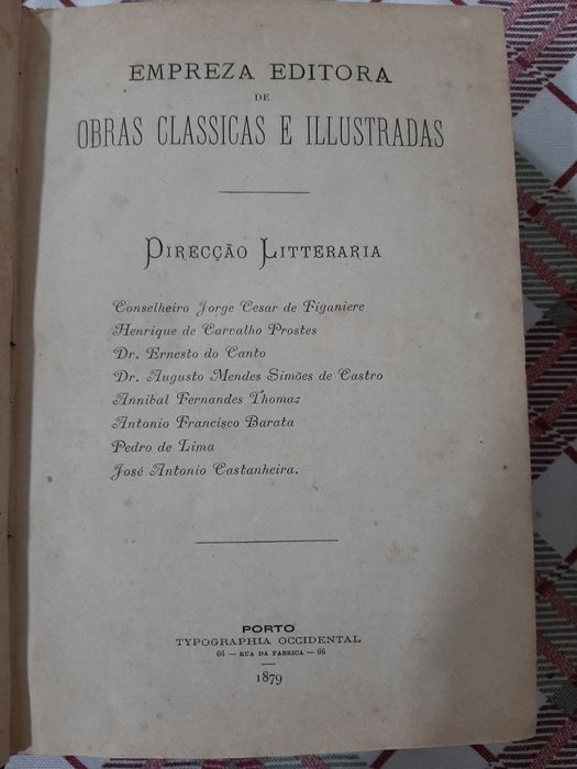 Livros antigos 1879