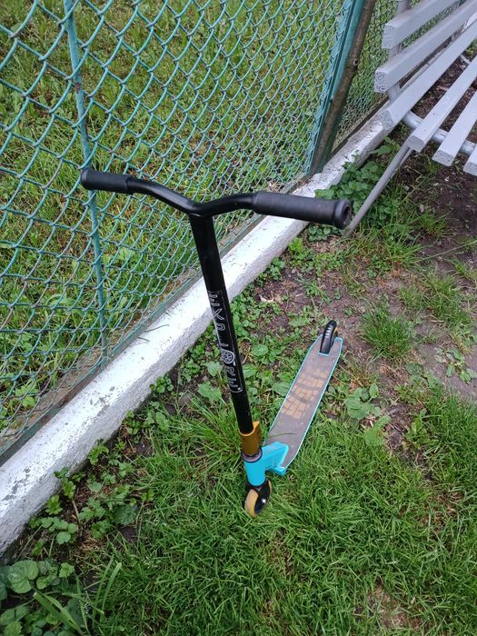 Трюковий самокат Exlplore WAVE блакитний