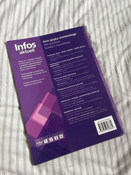 Infos Aktuell 4 Podręcznik do języka niemieckiego