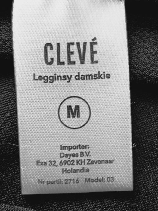 Leginsy damskie z koralikami, rozmiar M, nowe