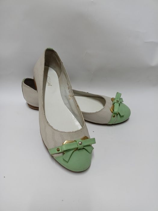 Балеткі, туфельки натуральна шкіра 38 розмір