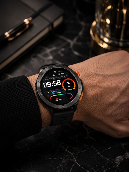 Zegarek  Męski Smartwatch V21  Latarka