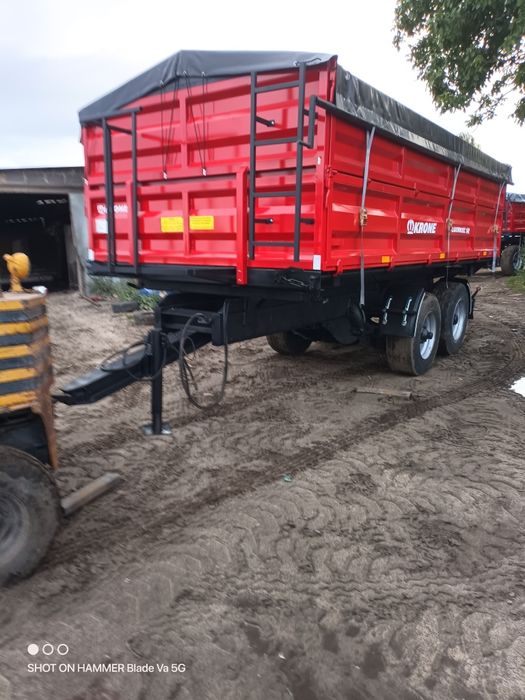 Przyczepa tandem wywrotu 3 stronny krone