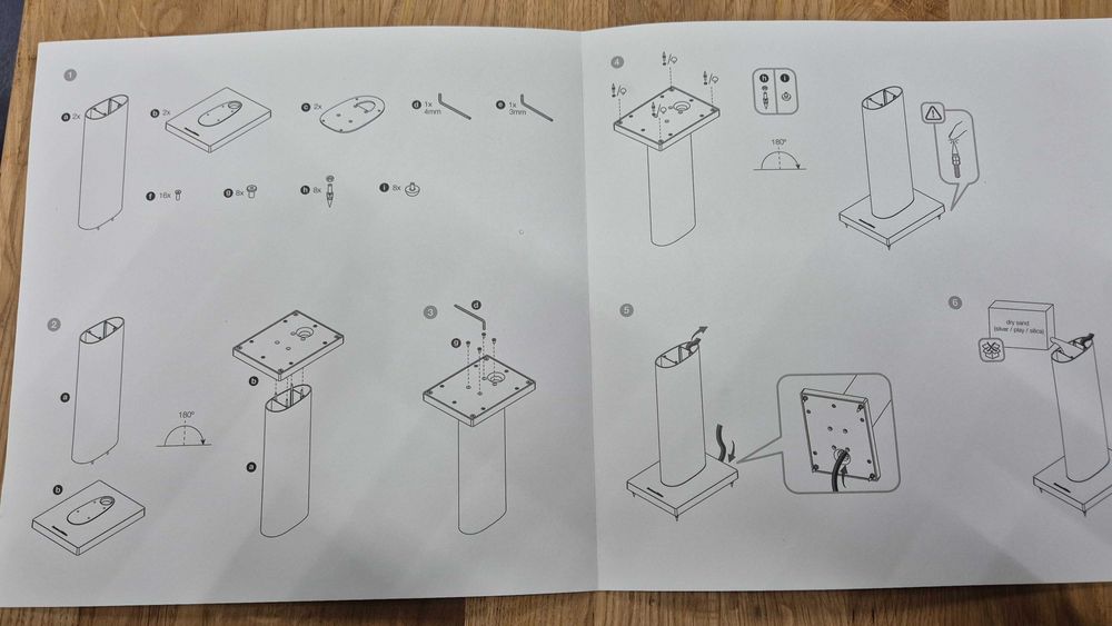 Bowers & Wilkins Formation FS Duo Silver Стійки для акустики пара