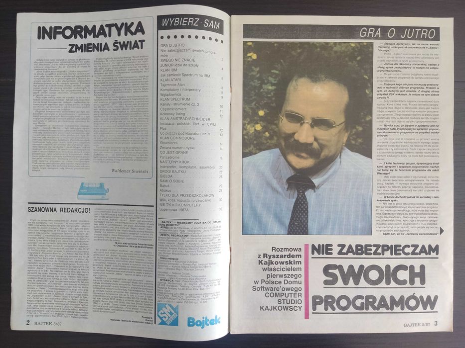Bajtek - numer 8/1987