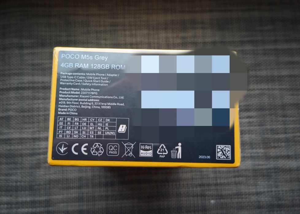 На подарок смартфон чехол бампер Poco M5s   4 128 сірий стекло NFC аму