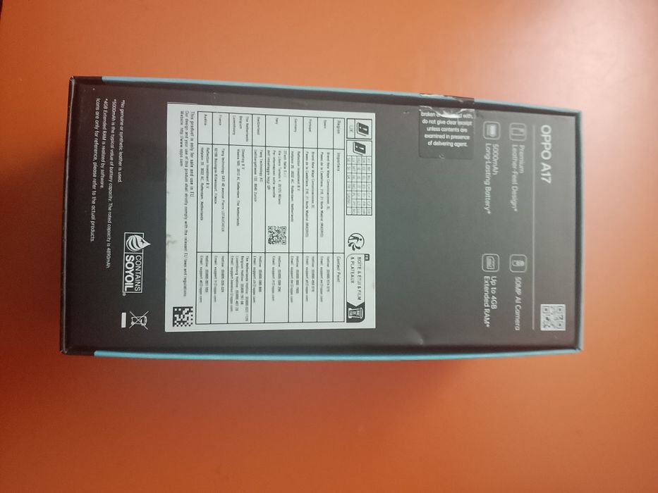 OPPO A17 a funcionar