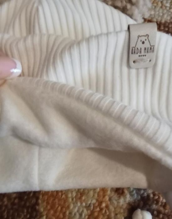 Демісезонна шапка для малюка 40-42