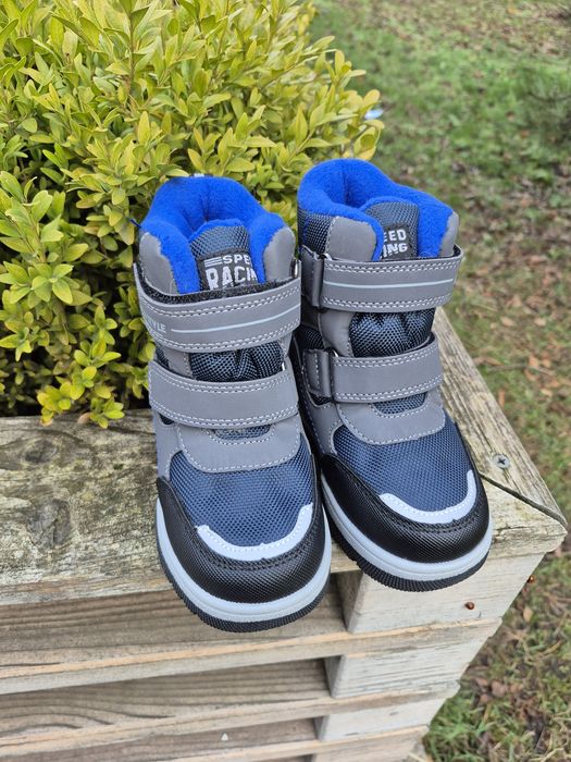 Зимові термо черевики на хлопчика 23-26 розмір, зимові теплі сапожки